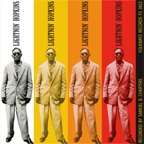 "Lightnin' Hopkins: Recorded by Sam Charters" LP (Folkways FS 3822) REISSUE