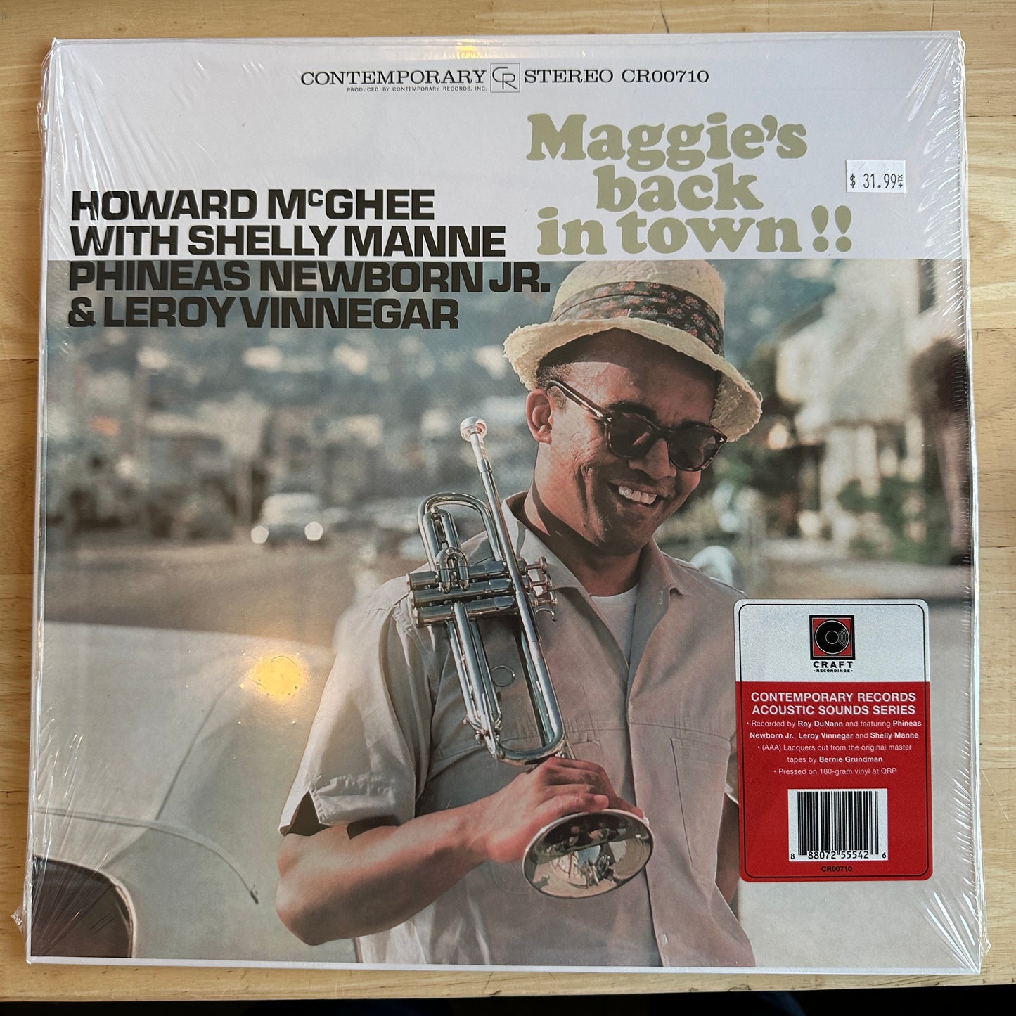 Howard McGhee "Maggie's Back In Town!" LP
