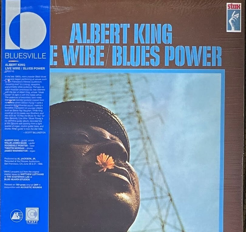 Albert King "Live Wire/ Blues Power" LP (Bluesville Reissue)