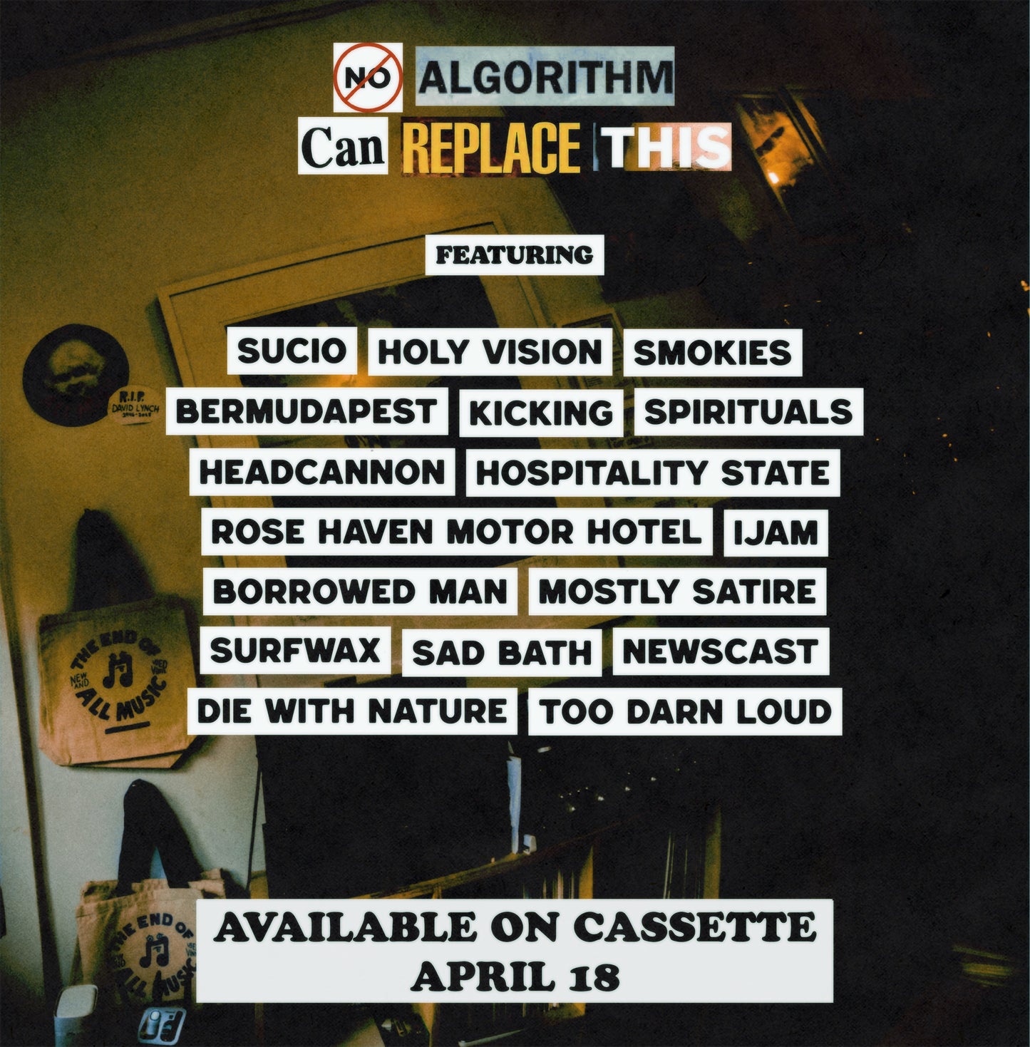 Various Artists "No Algorithm Can Replace This Vol. 1" Cassette (RSD 2026)