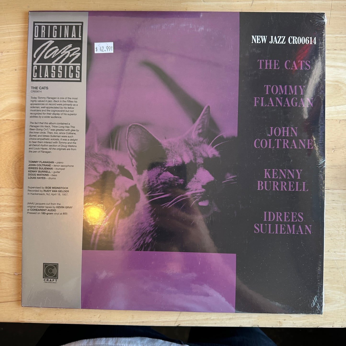 Flanagan, Coltrane, Burrell, Sulieman "The Cats" LP