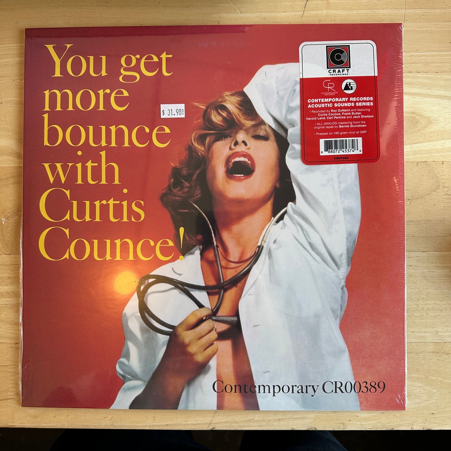 Curtis Counce "You Get More Bounce With.." LP