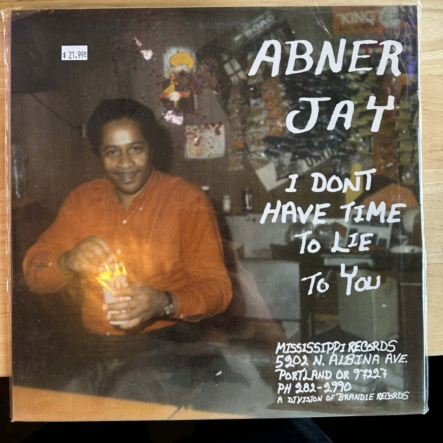 Abner Jay "I Don't Have Time To Lie To You" LP