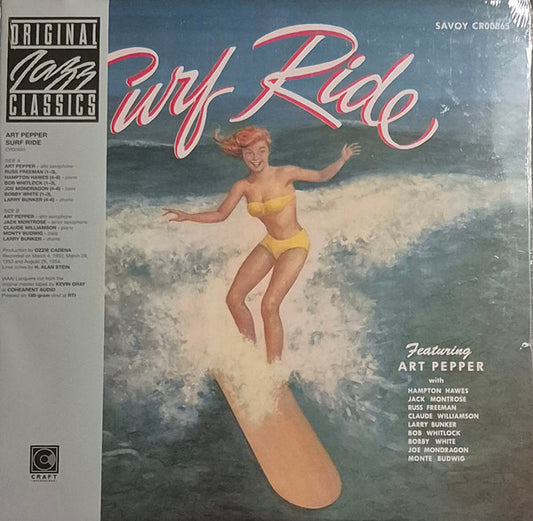 Art Pepper "Surf Ride" LP (Original Jazz Classics)