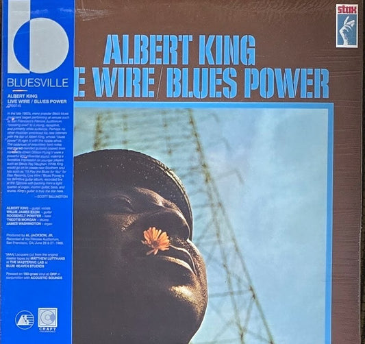 Albert King "Live Wire/ Blues Power" LP (Bluesville Reissue)
